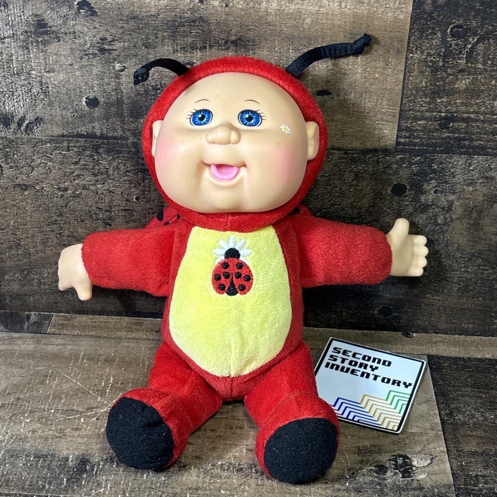 Cabbage Patch Kids CPK 10" Doll Plush Stuffed Toy Red Black Ladybug 2015